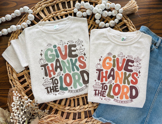 Give Thanks to the Lord