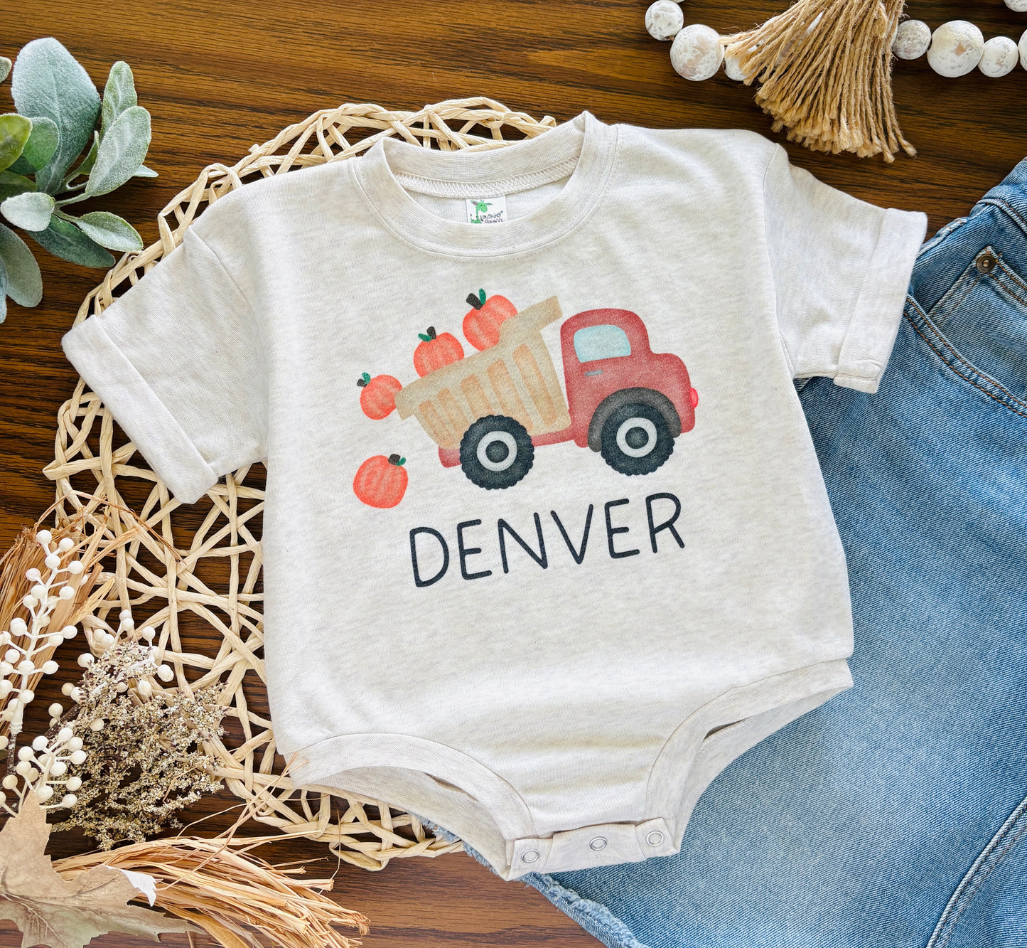 Dump Truck with Pumpkins