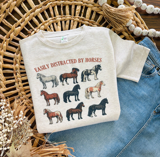 Easily Distracted by Horses