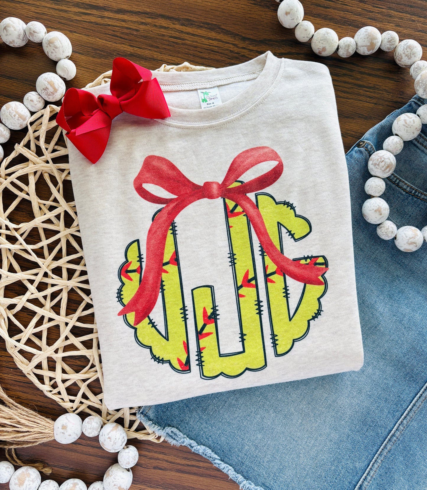 Softball Monogram