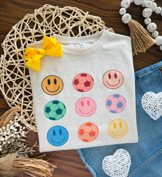 Girl Smiley Soccer Collage