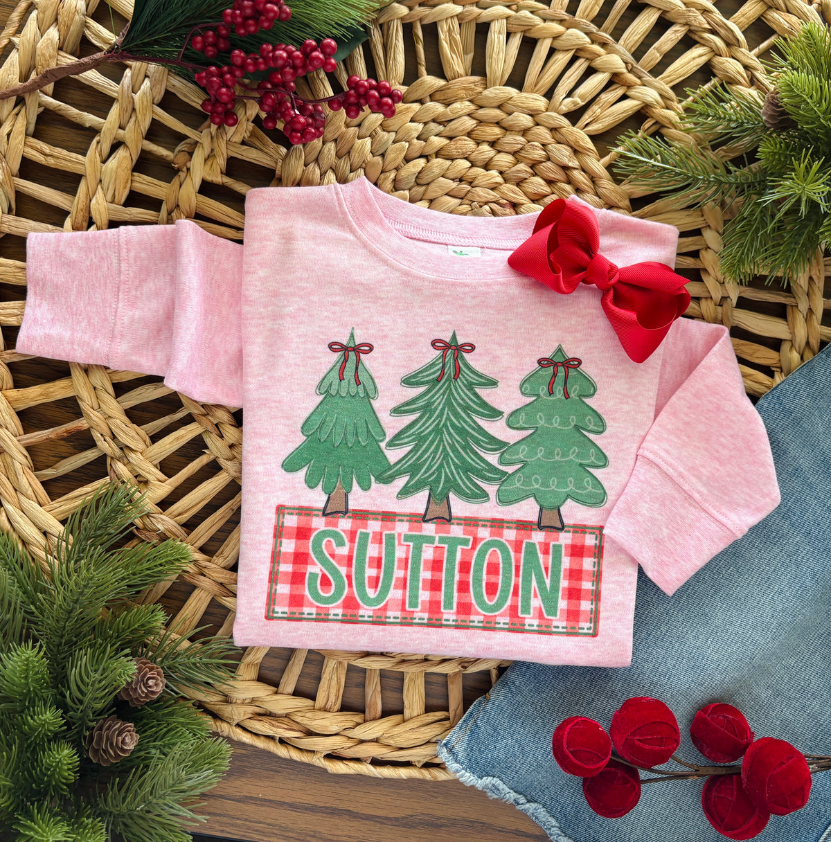 Personalized Girly Christmas Trees